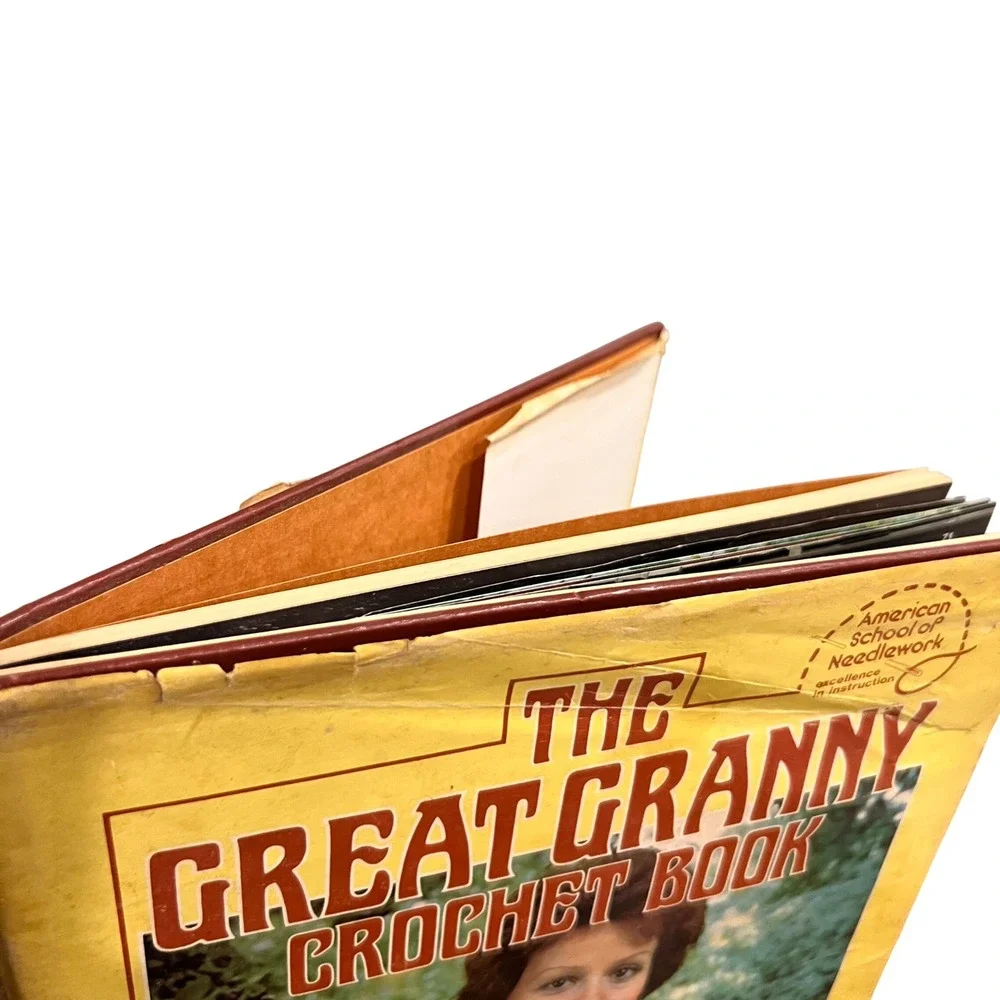 The Great Granny Crochet Book 1979 Hardcover Vintage Patterns Columbia House